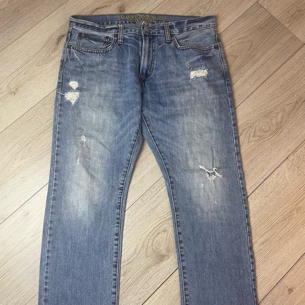 American Eagle Distressed Jean Slim 100% cotton